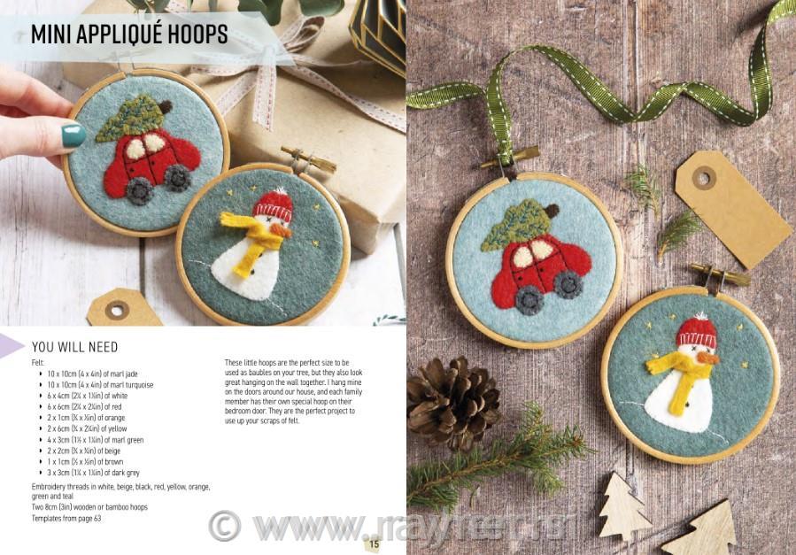 Knjiga Festive Felt Decorations