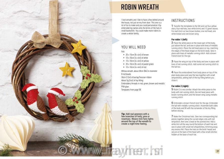 Knjiga Festive Felt Decorations