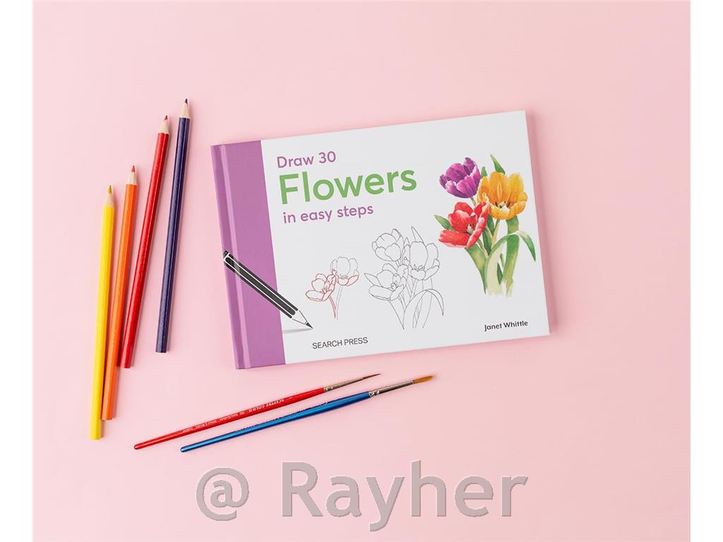 Knjiga Draw 30: Flowers