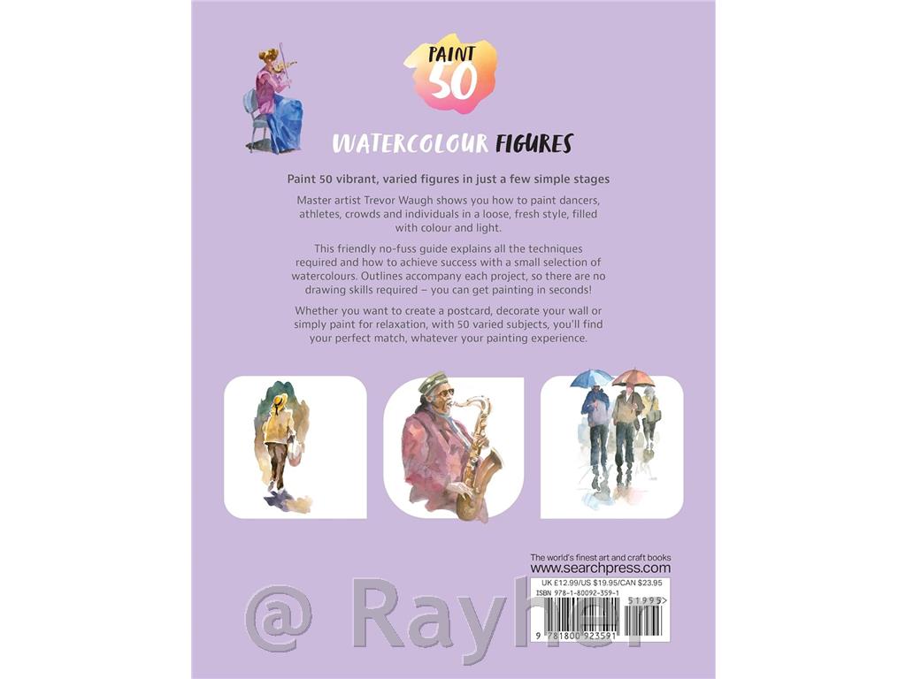 Knjiga Paint 50: Watercolour Figures