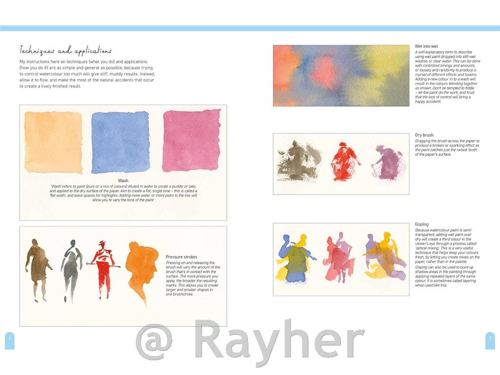 Knjiga Paint 50: Watercolour Figures