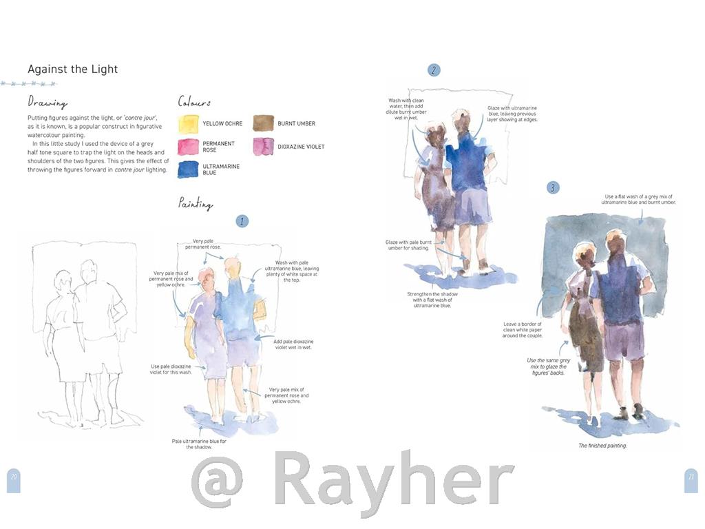 Knjiga Paint 50: Watercolour Figures