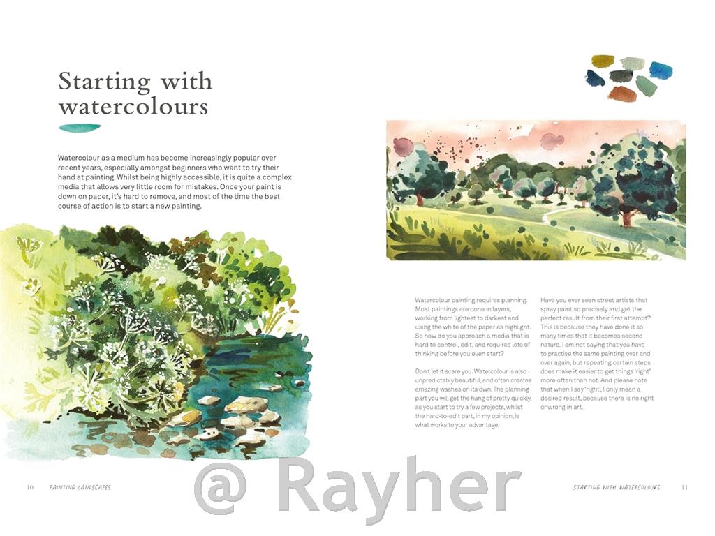 Knjiga Painting Landscapes