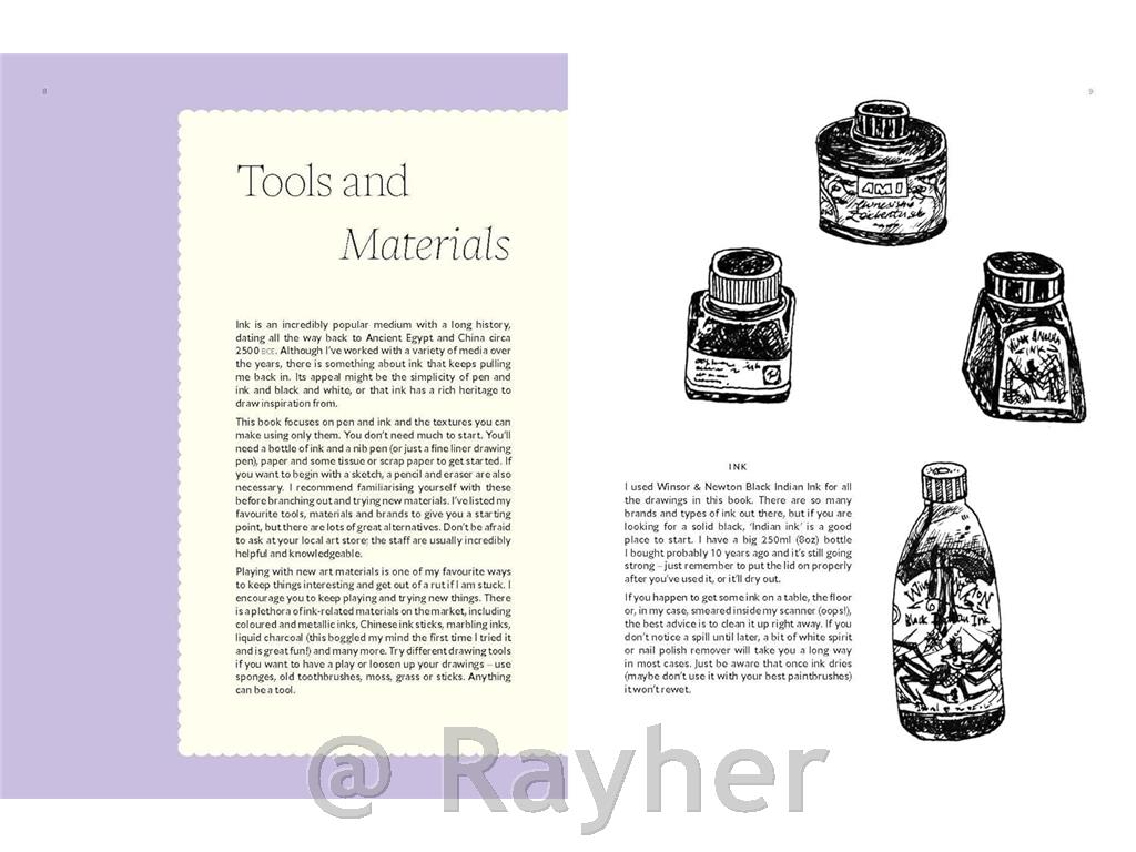 Book 15 Minute Art Pen & Ink