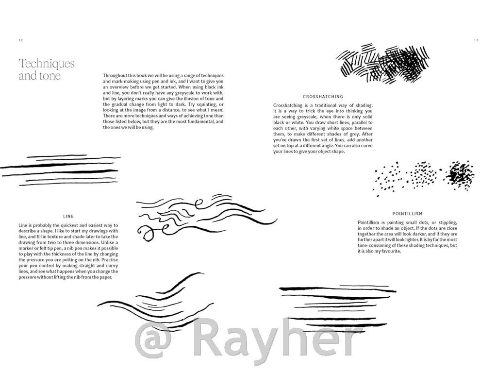 Book 15 Minute Art Pen & Ink