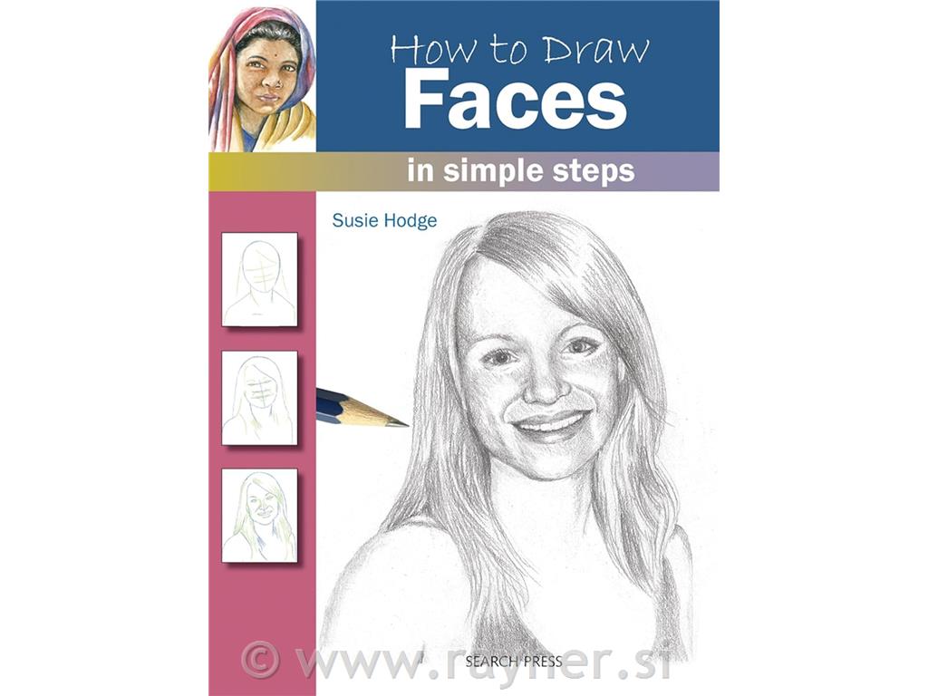 Knjiga How to Draw Faces