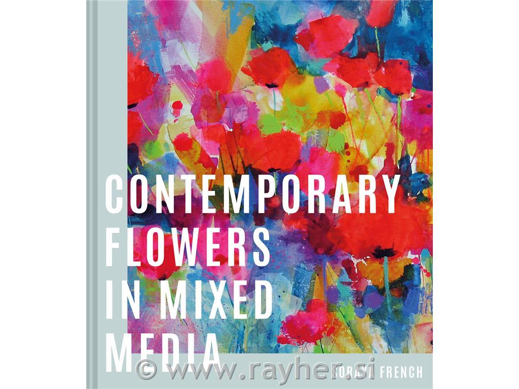 Knjiga Contem. Flowers in Mixed Media