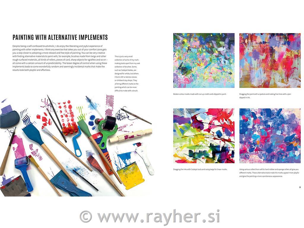 Knjiga Contem. Flowers in Mixed Media