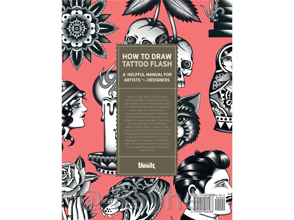 Knjiga How to Draw Tattoo Flash