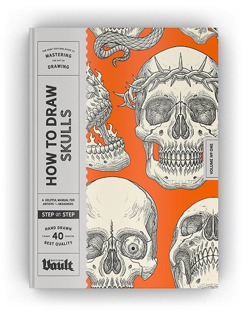 Knjiga How to Draw Skulls