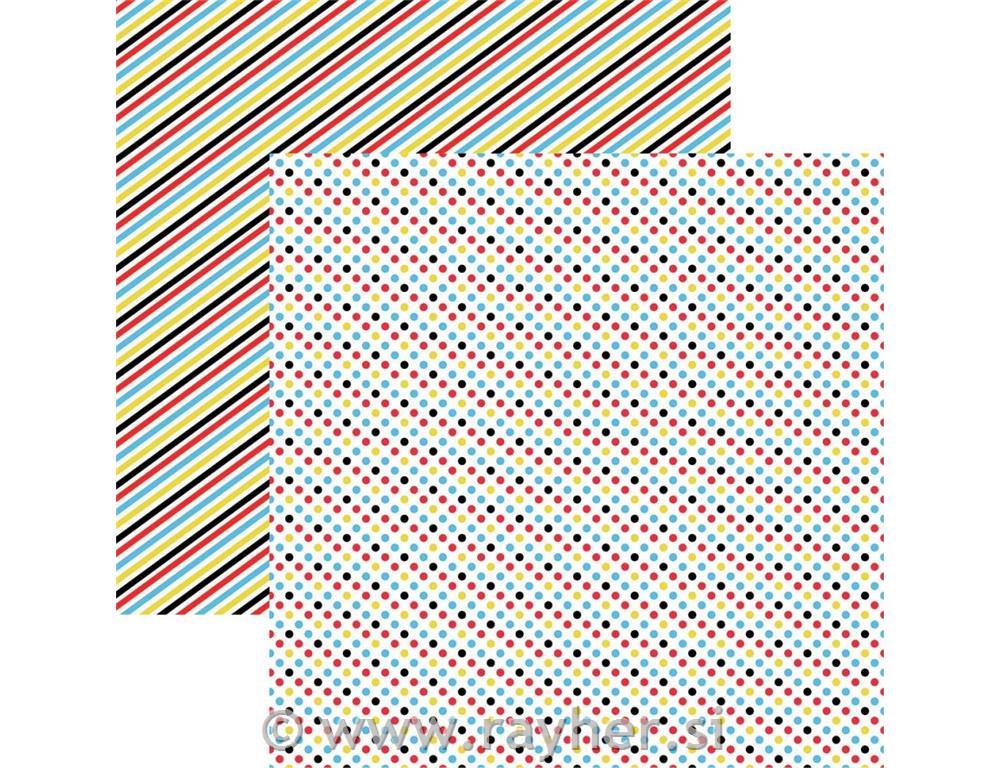 Scrapbooking papir Polka Dots