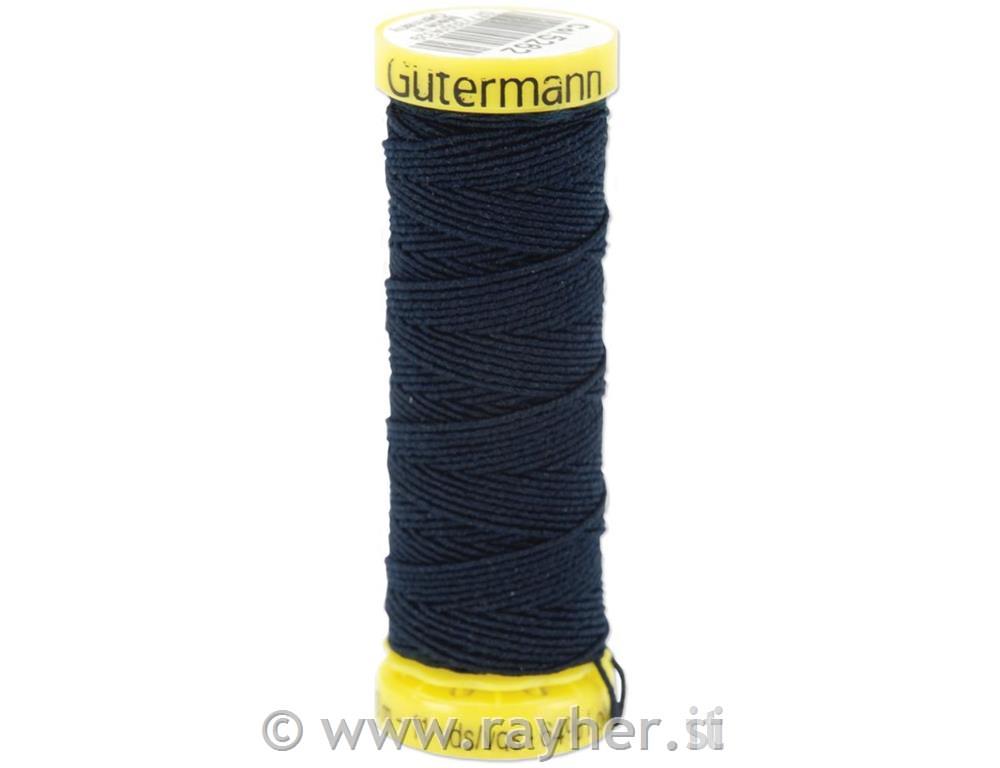 Elastic tread 10 m black