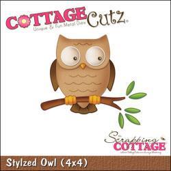 CottageCutz Die Stylized Owl
