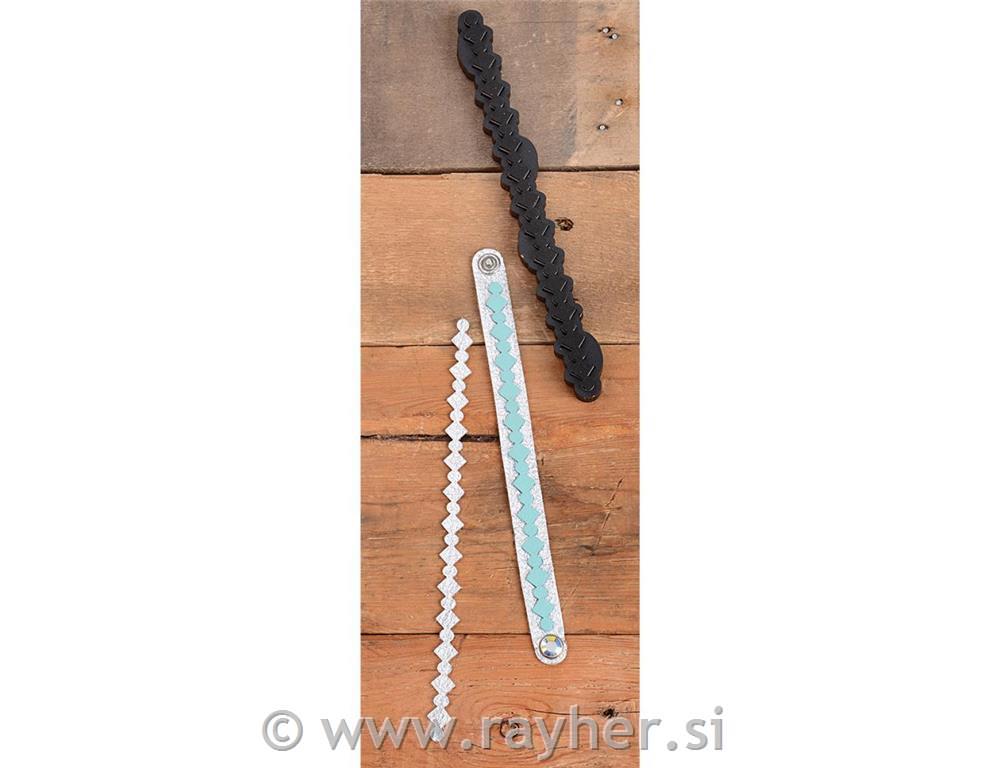 SIZZIX M&S Beaded Chain Leather Bracelet, za izdelavo nakita