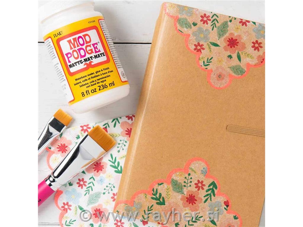 Lepilo in lak MOD PODGE, nesvetleč, 236ml