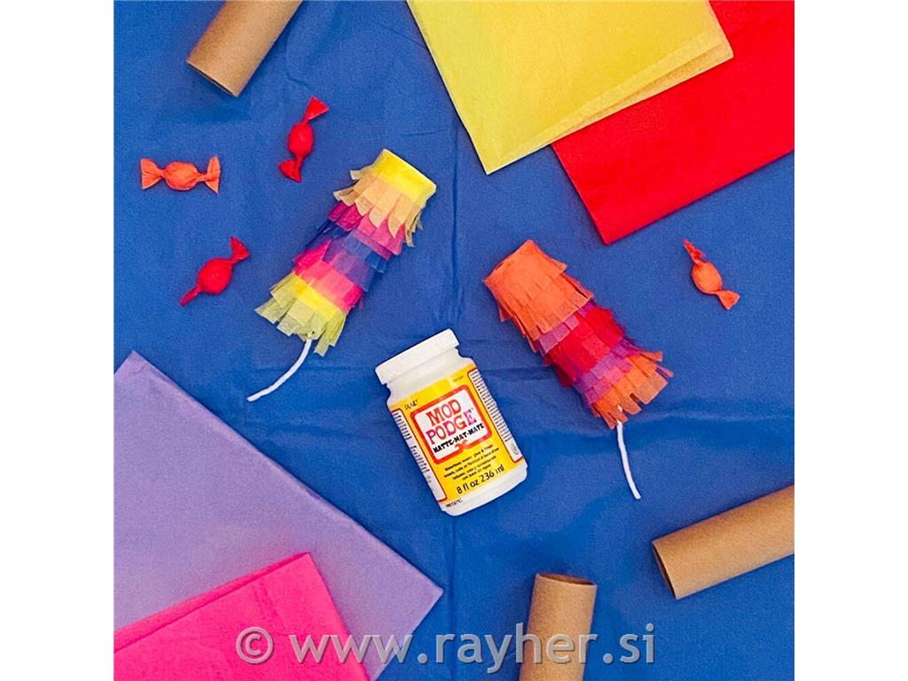 Lepilo in lak MOD PODGE, nesvetleč, 236ml