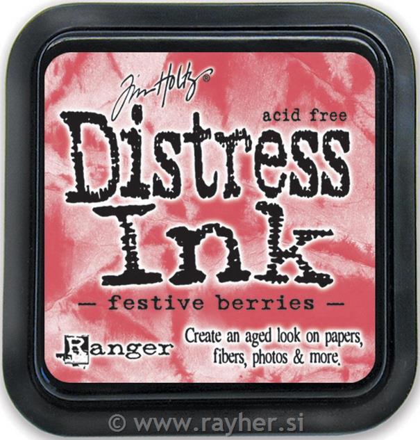 Distress Ink blazinica,Festive Berries