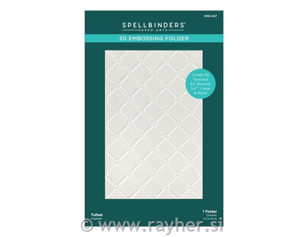Teksturna plošča 3D Spellbinders, Tufted