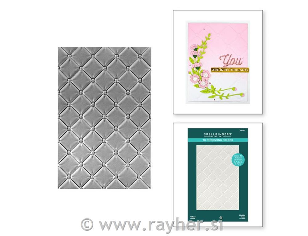Teksturna plošča 3D Spellbinders, Tufted