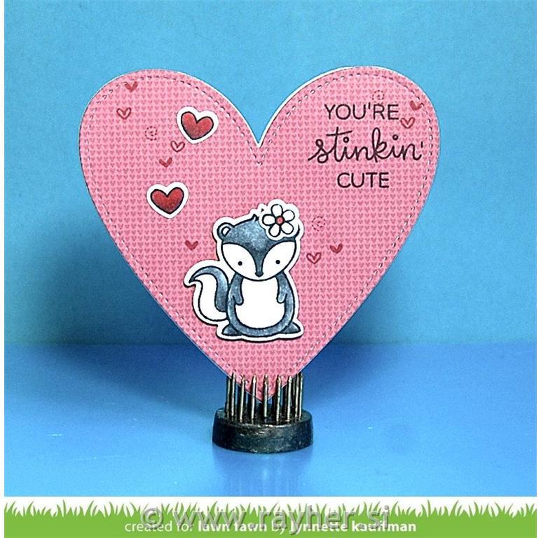 Šablone Lawn Fawn, Stinkin Cute