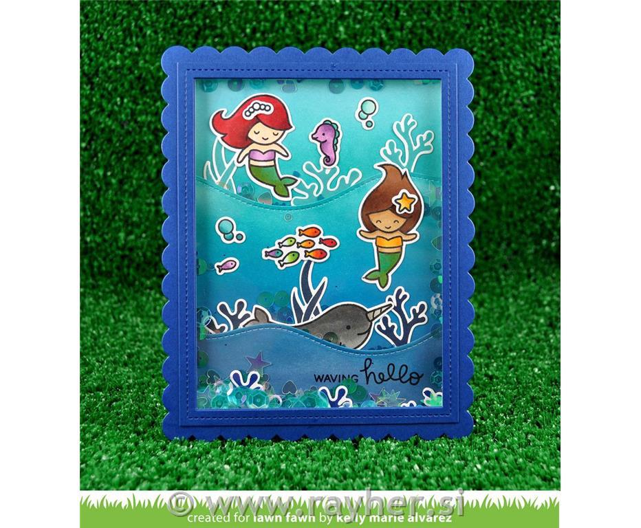 Štampiljke Lawn Fawn,Mermaid For You