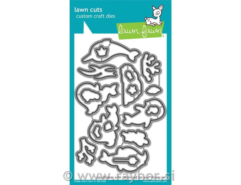 Šablone Lawn Fawn,Mermaid For You