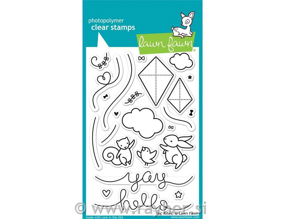Štampiljke Lawn Fawn, Yay, Kites!