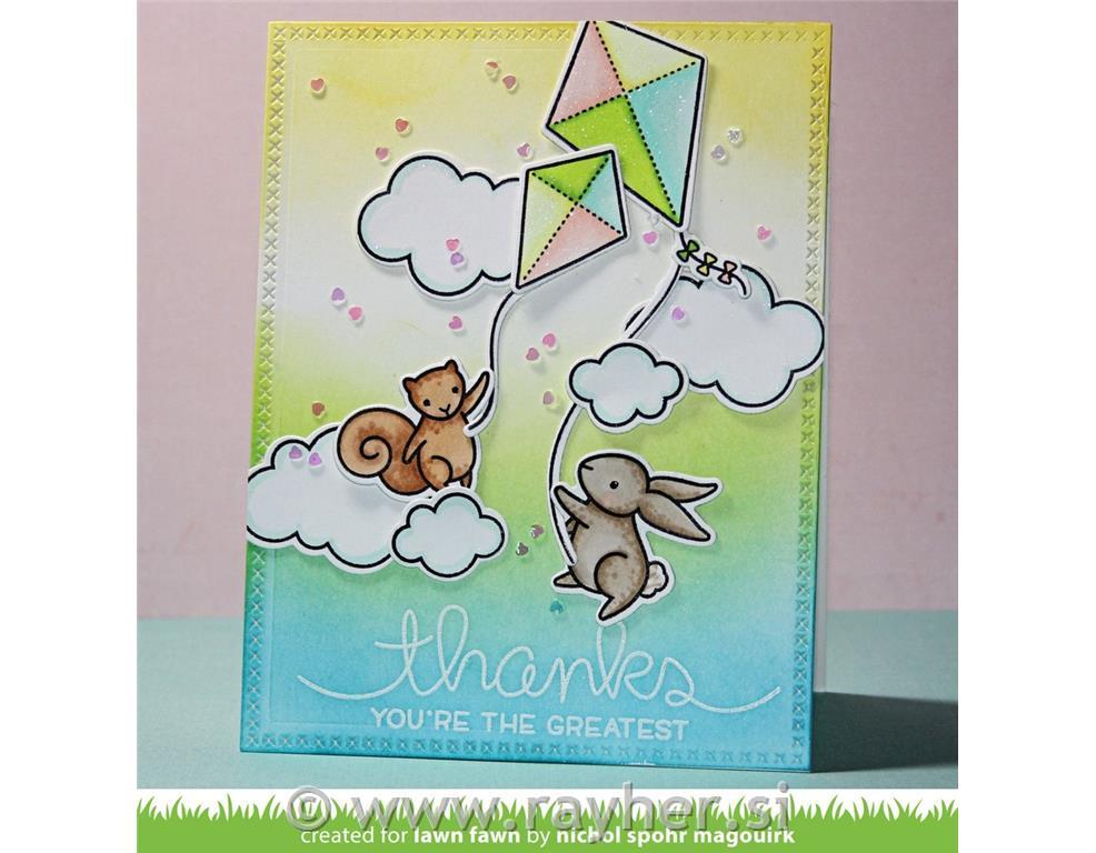 Štampiljke Lawn Fawn, Yay, Kites!