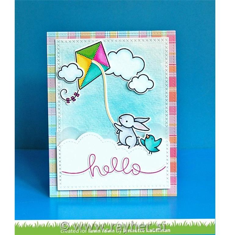Štampiljke Lawn Fawn, Yay, Kites!