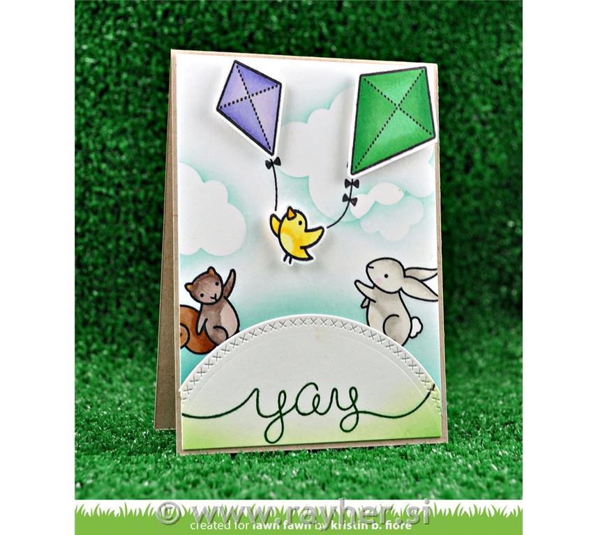 Štampiljke Lawn Fawn, Yay, Kites!