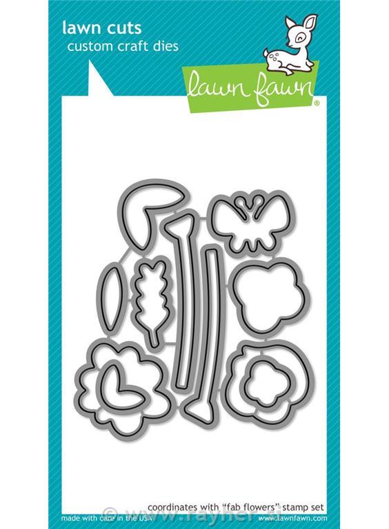 Lawn Cuts Custom Craft DieFab Flowers