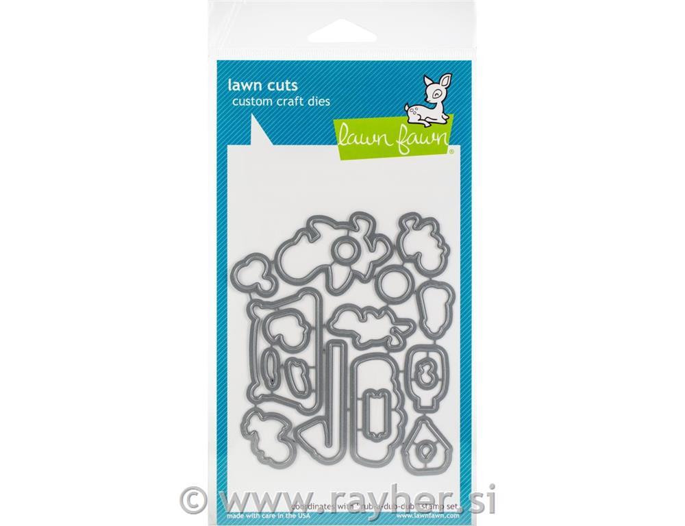 Šablone Lawn Fawn, Rub-A-Dub-Dub