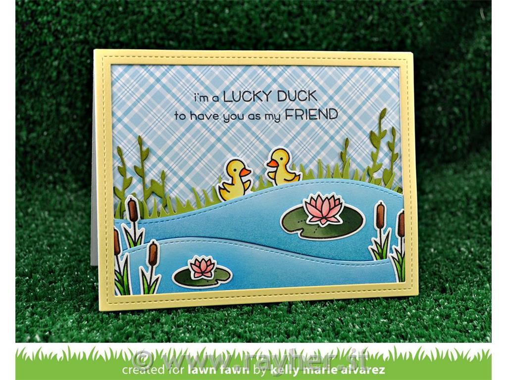 Šablone Lawn Fawn, Rub-A-Dub-Dub