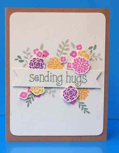 Štampiljke Lawn Fawn,Penelope's Blossoms