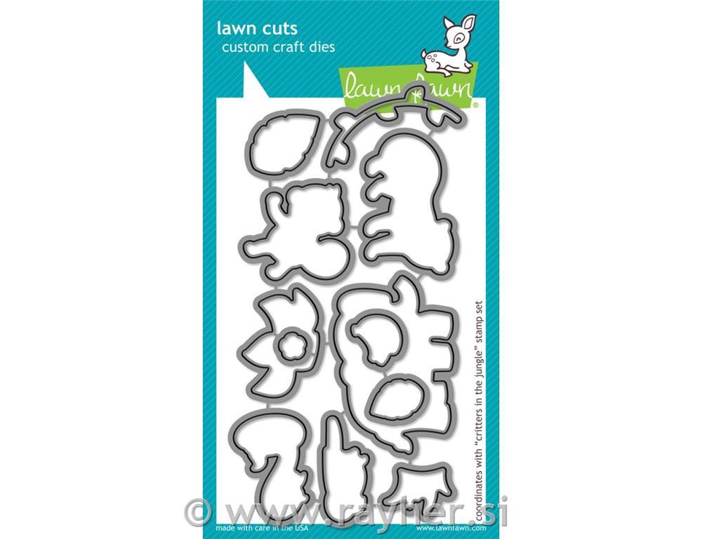 Šablone Lawn Fawn,Critters In The Jungle