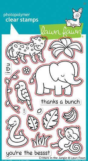 Šablone Lawn Fawn,Critters In The Jungle