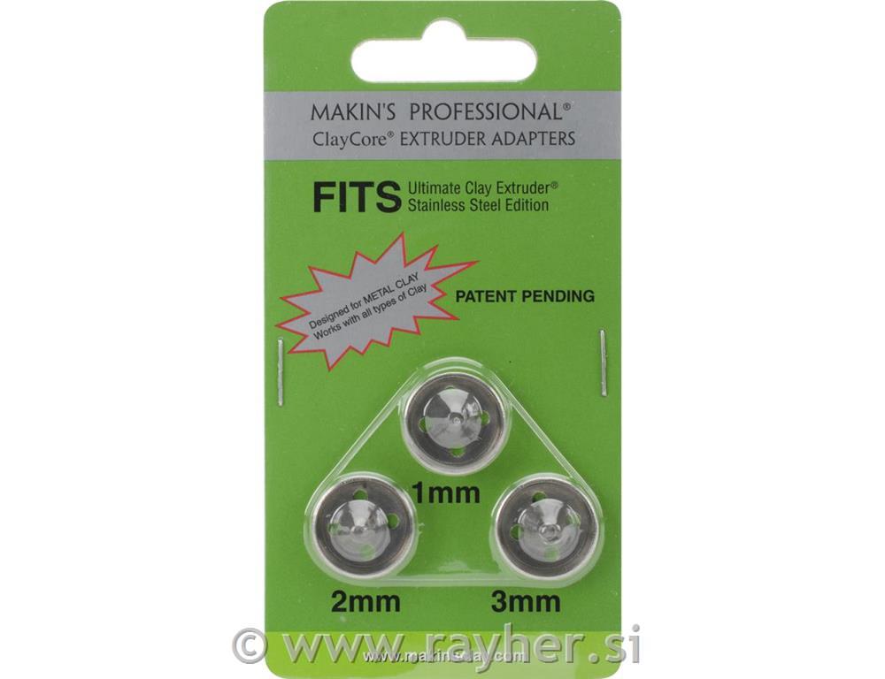 Adapterji za extruder, 1mm, 2mm & 3mm