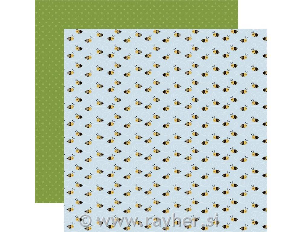 Scrapbooking papir Buzzing Bees