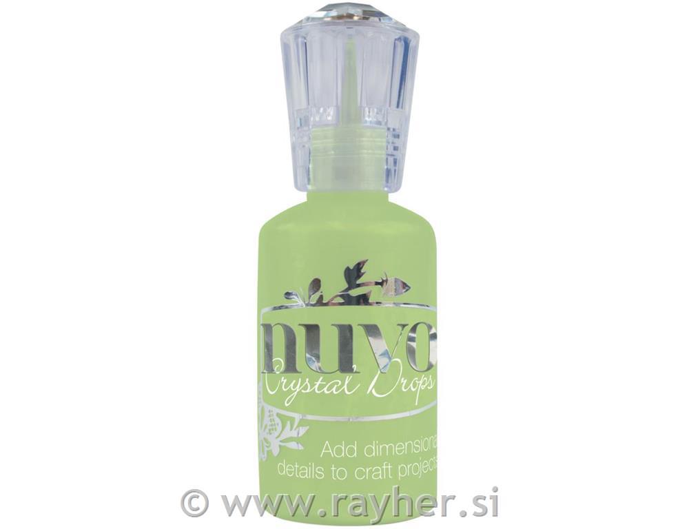 NUVO CRYSTAL DROPS,GLOSS-APPLE GREEN, 30ml