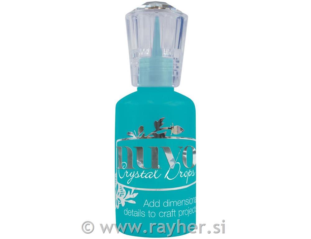 NUVO CRYSTAL DROPS,GLOSS-CARIBBEAN OCEAN ,30ml