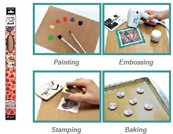 Podlaga za štampiljke Inkssentials 38x45