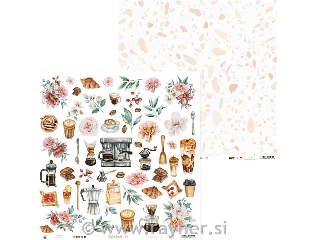 Scrapbooking papir, Coffee Break