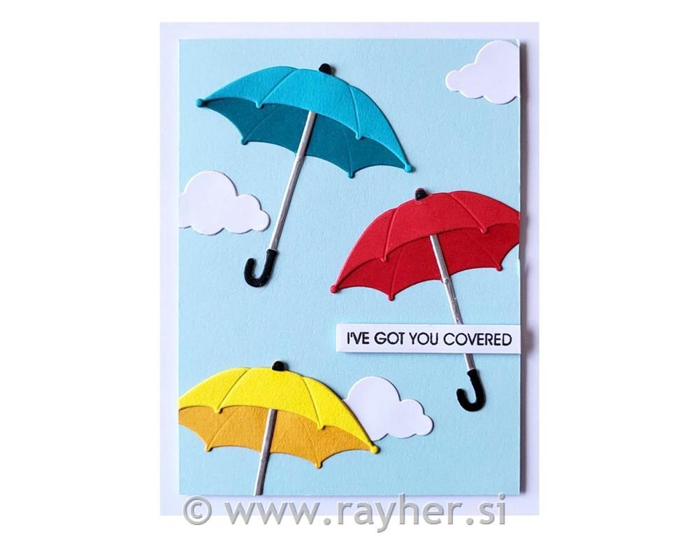 Šablone Spellbinders Rain or Shine, set 18