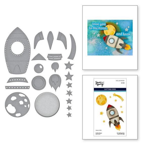 Šablona Spellbinders Etched To the Moon