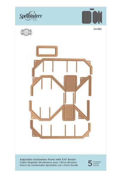 Šablone Spellbinders Shapeabilitie, Shadowbox Frame