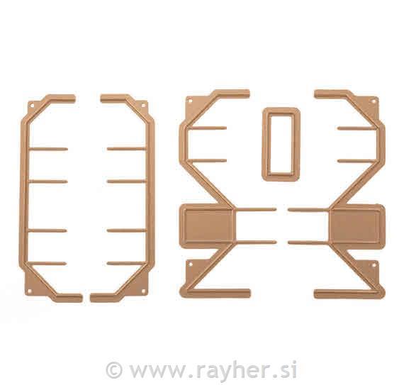 Šablone Spellbinders Shapeabilitie, Shadowbox Frame