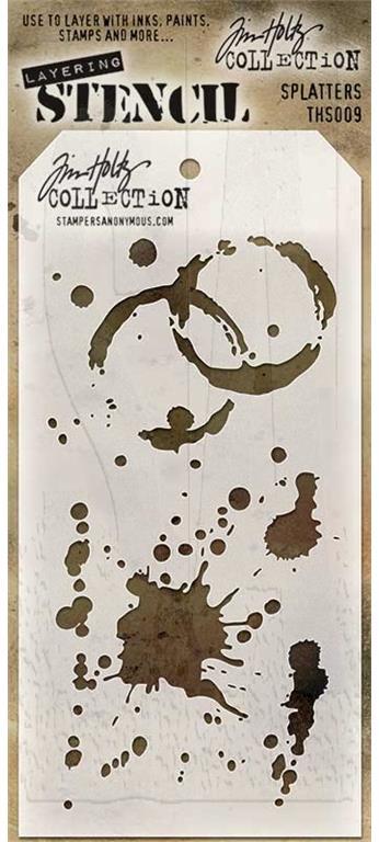 Šablona Tim Holtz Splatters