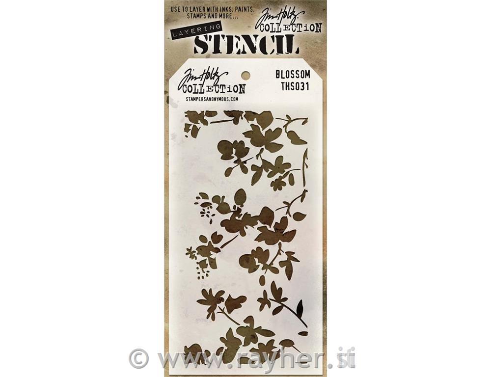 Šablona Tim Holtz Blossom