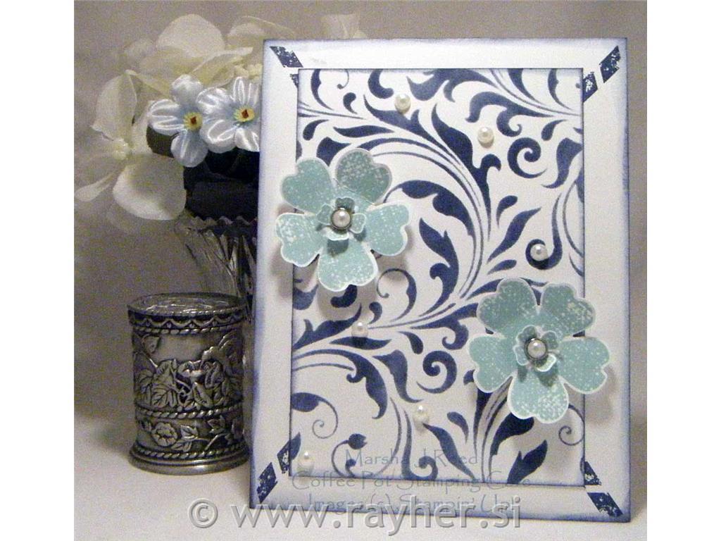 Tim Holtz Layered Stencil, Flourish