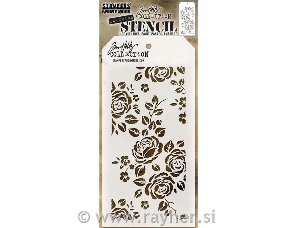 Šablona Tim Holtz Roses